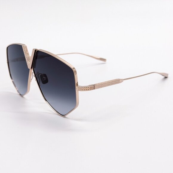 NEW VALENTINO V-HEXAGON VLS-115A WOMEN GRAY TITANIUM SUNGLASSES VALENTINO main image 6